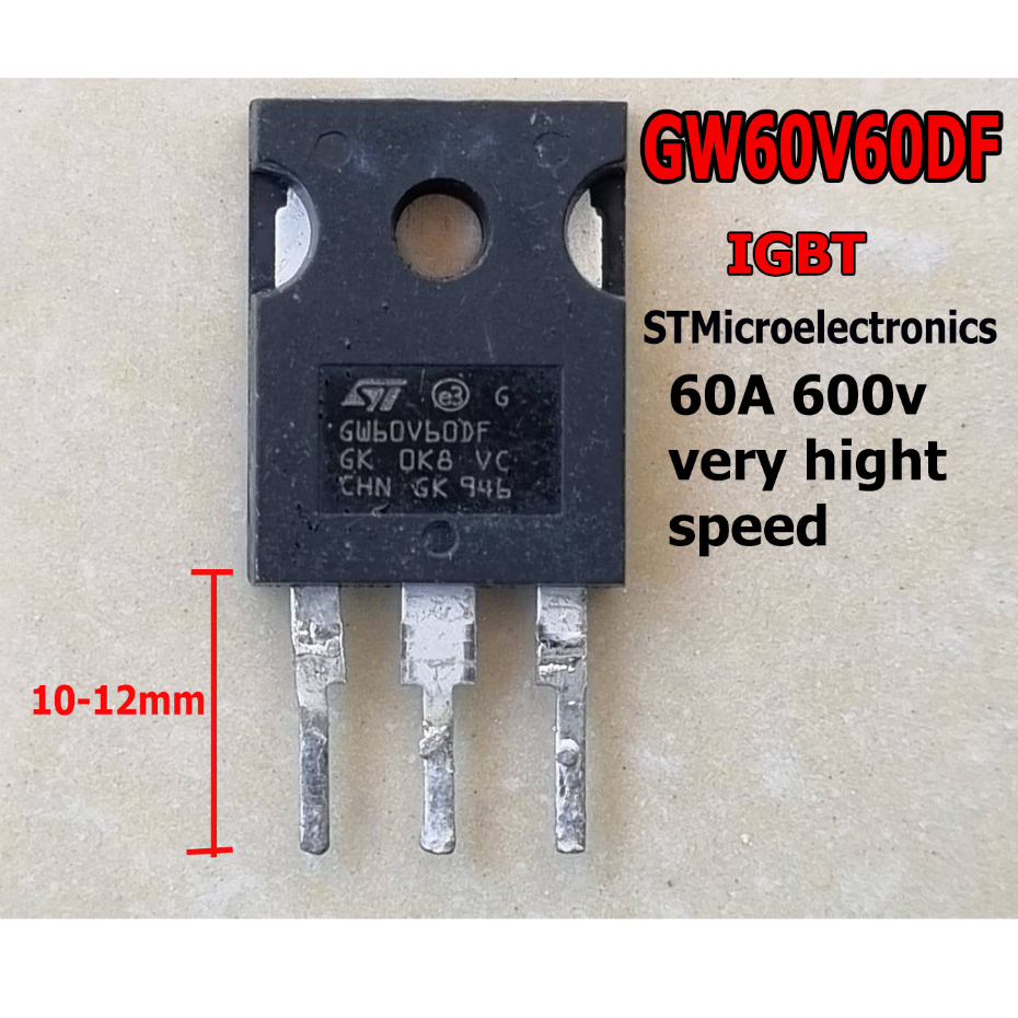 GW60V60DF 60A600V นำเข้า IGBT กำลังสูงเดิมที่ถอดประกอบได้ผ่านการทดสอบ ...