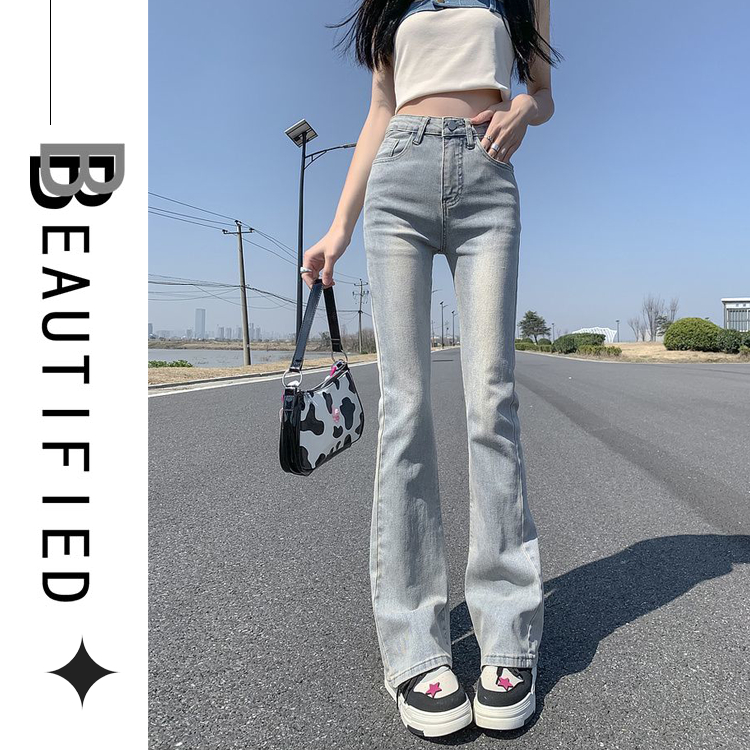 beautified-กางเกงยินส์-กางเกงขายาว-เข้ารูป-ผ้ายืด