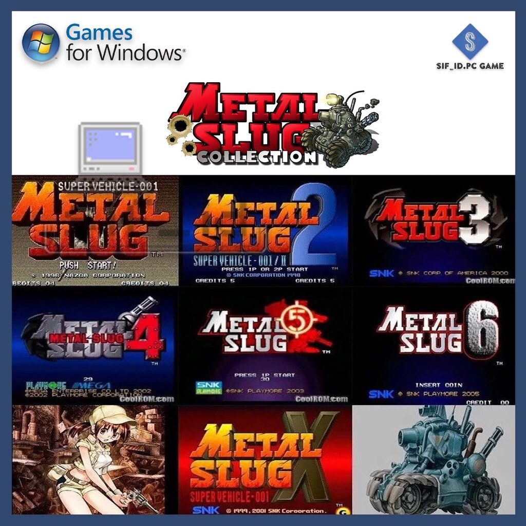 pc-แผ่น-dvd-เกม-metal-slug-collection-ทหารจิ๋ว-สำหรับเล่นกับเครื่อง-computer-pc-dvd-game-for-pc-only