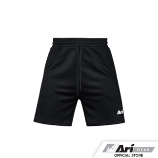 ARI TAB TRACK SHORTS - BLACK/WHITE กางเกงอาริขาสั้น แท็บแท็ก สีดำ