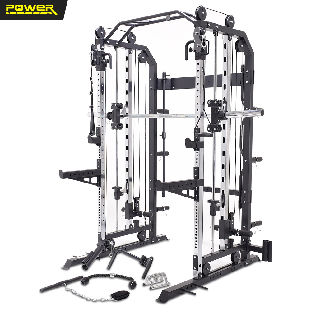 POWER REFORM สมิทแมชชีน Mega Trainer รุ่น M4 Smith Machine ระบบโรลเลอร์