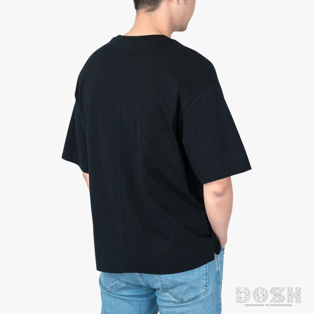 dosh-oversized-short-sleeve-t-shirts-the-simpsons-เสื้อยืดโอเวอร์ไซส์-fsimt5086-bl