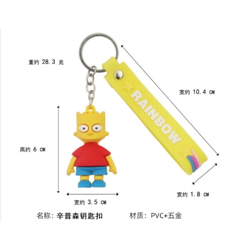 พร้อมส่ง-พวงกุญแจspongebob-ครอบครัว-สพันจ์บ็อบ-พวงกุญแจห้อยกระเป๋า-caseiallphone