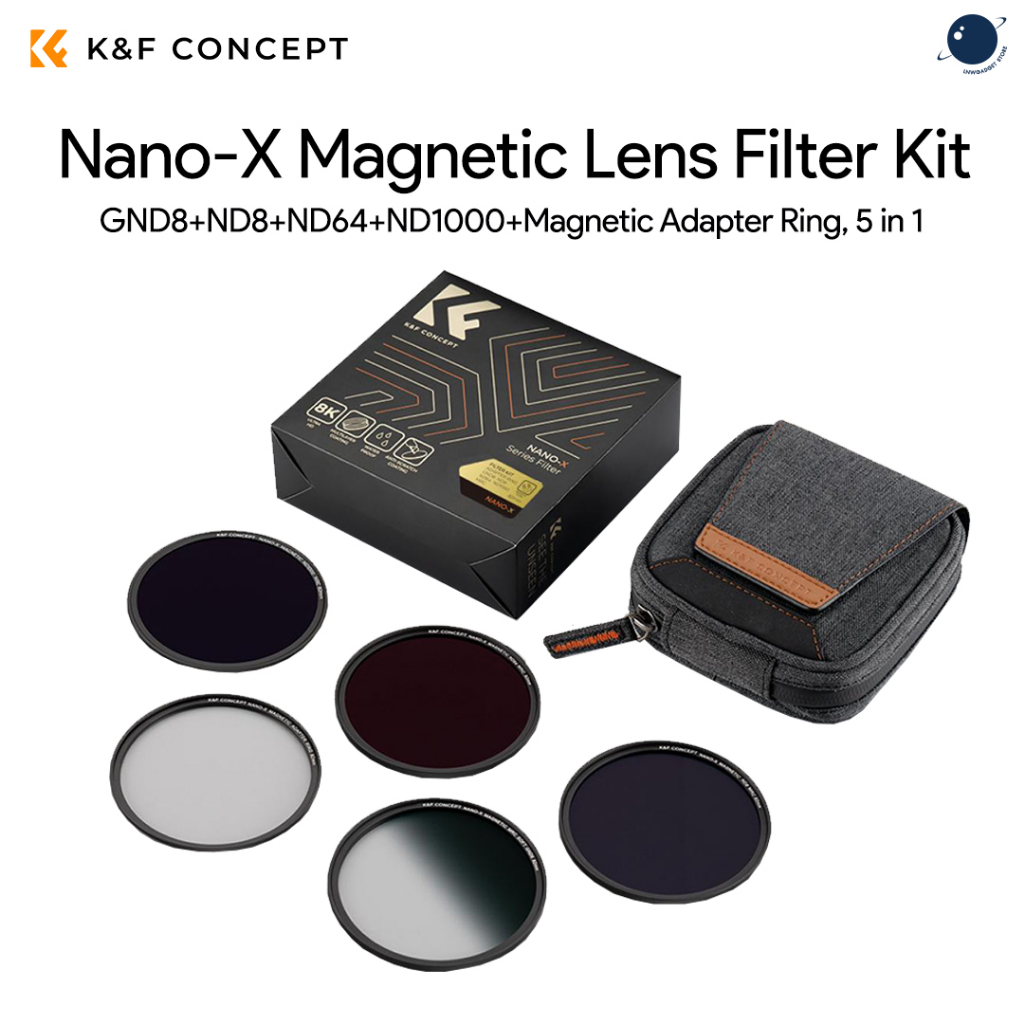 K&F 4982mm NanoX Lens Filter Kit ประกันศูนย์ไทย 2 ปี