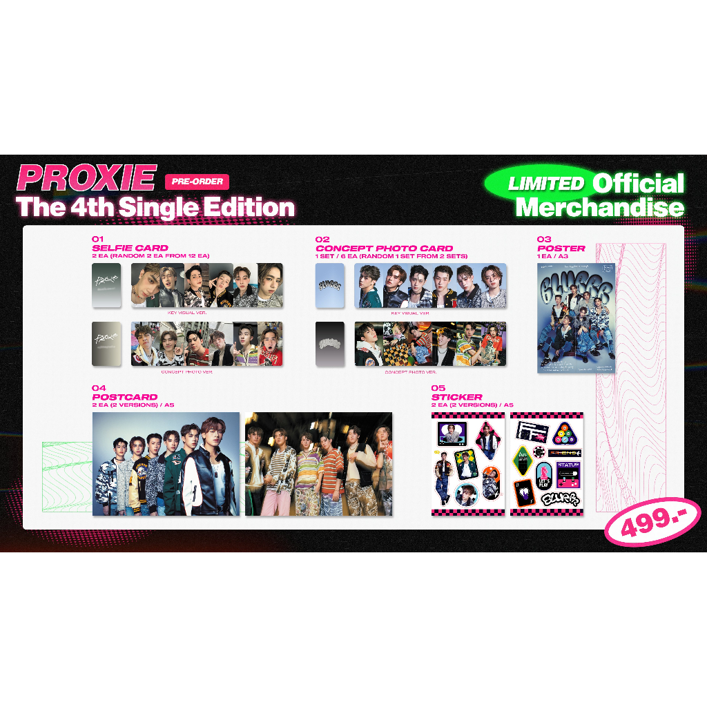 card-proxie-the-4th-single-edition-แยกขายสินค้า