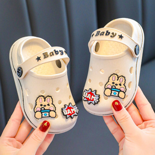 รองเท้ารัดส้นเด็กน่ารัก รองเท้าแตะหัวโตเด็ก แฟชั่นน่ารัก ยางนิ่ม เบา ใส่สบาย เหมาะกับหน้าร้อน Baby shoes (พร้อมส่งในไทย)