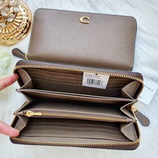 🎀 (สด-ผ่อน) กระเป๋าสตางค์ shop CC953 CC489 CE776 Accordion Zip Wallet