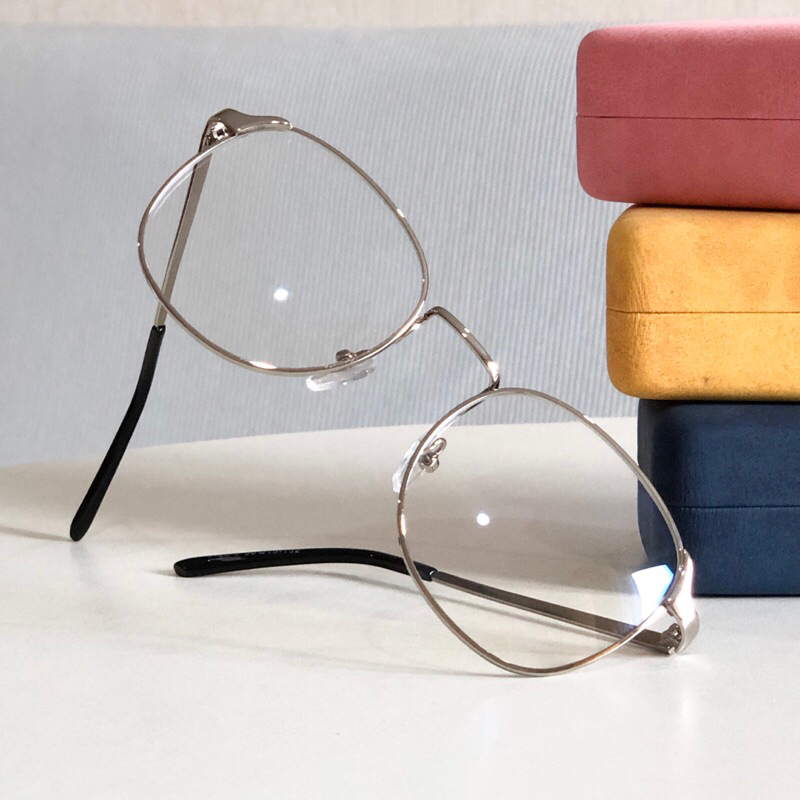metal-classic-แว่นตากรอบเหลี่ยม-กรอบแว่นสายตา-เลนส์กรองแสงคอม-มือถือ-ยูวี