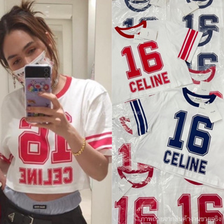 CLN crop top❤️💙(320฿ฟรีส่ง) เสื้อยืดทรงครอปแขนสั้น แบบตัวแม่ตัวมัม รุ่นนี้น่ารักมากๆ งานชนช็อปแบรนด์ดังที่กำลังฮิต valen