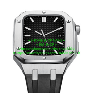 💚DM-SHOP💚ชุดดัดแปลง สายนาฬิกาข้อมือสเตนเลส โลหะ หรูหรา สําหรับ Apple Watch 42 มม. 44 มม. 45 มม. iWatch 9 8 7 6 5 4 3 SE