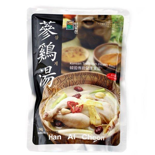 ของแท้-han-al-cheon-chicken-soup-with-ginseng-ไก่ตุ๋นโสมสำเร็จรูป-1kg