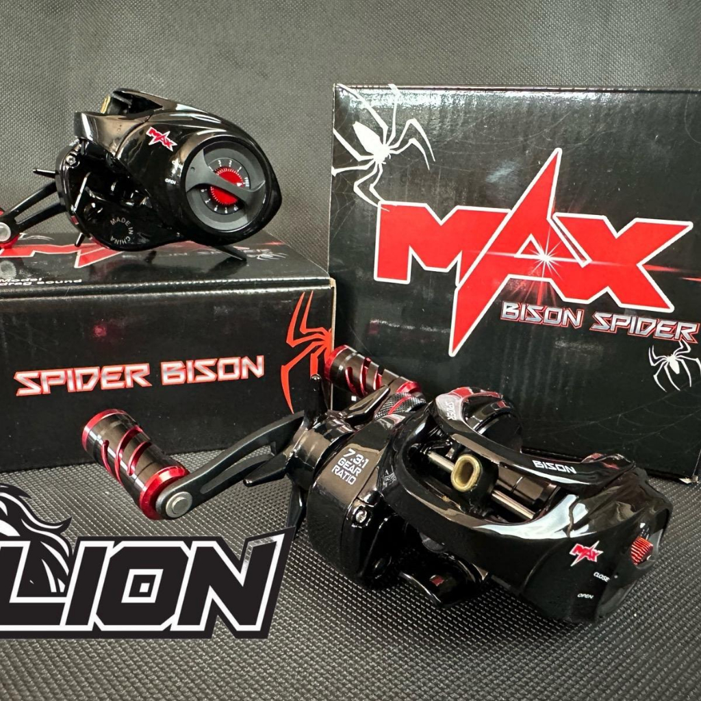 รอกตกปลา-bison-spider-max