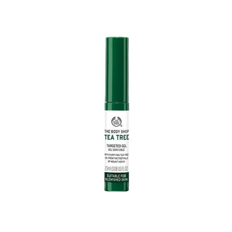 พร้อมส่ง-the-body-shop-tea-tree-targeted-gel-2-5ml-เจลแต้มสิว