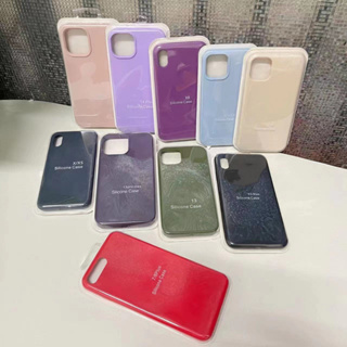 พร้อมส่ง*** เคสซิลิโคนเนื้อด้าน ด้านในเป็นกำมะหยี่ ลบรอยปากกาได้ Apple รุ่น14promax i13promax 12promax i11 i12 i13 i14