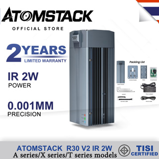 Atomstack R30 V2 โมดูลเลเซอร์อินฟราเรด 2W ใช้ได้กับทุกรุ่นของ A series/X series/T series