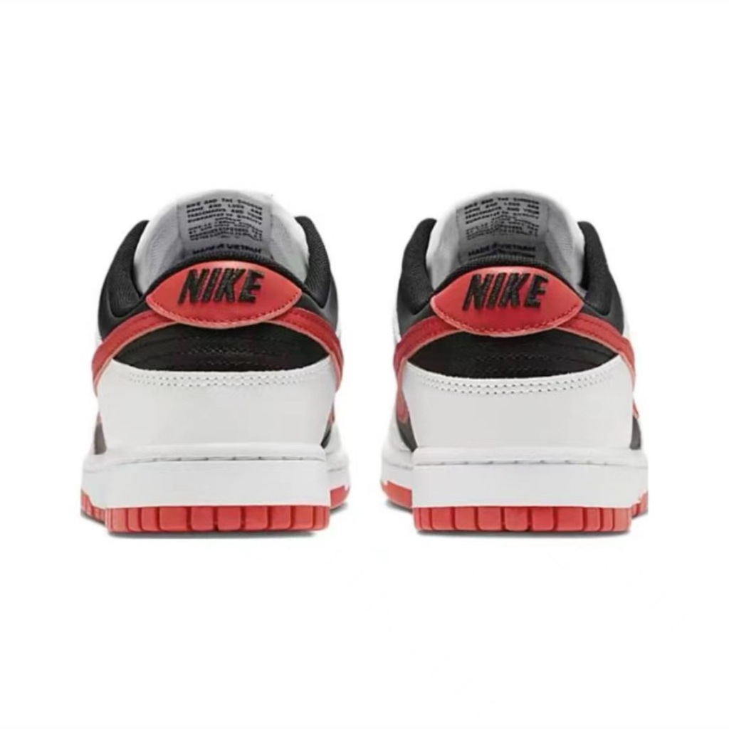 ยิงจริง-nike-sb-dunk-low-black-white-red-รองเท้าวิ่ง-รองเท้า-nike