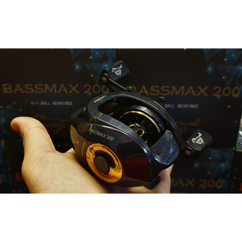 ashino-bassmax-200-201-รอกเบท-รอกหยดน้ำ