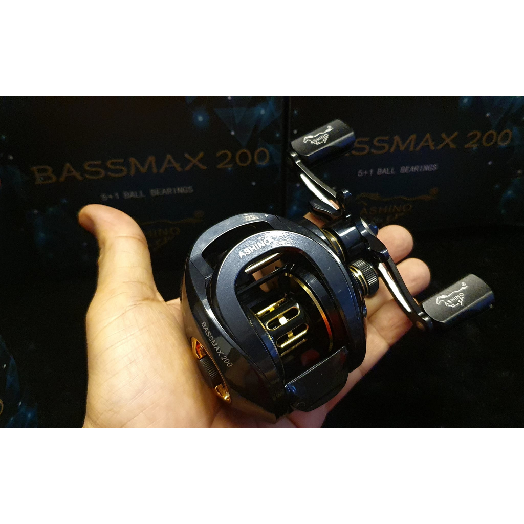 ashino-bassmax-200-201-รอกเบท-รอกหยดน้ำ-สินค้าขายดีครับ