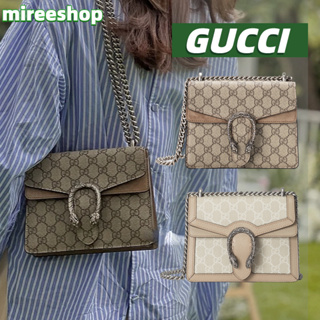 🍒กุชชี่ Gucci กระเป๋า Dionysus GG Supreme Mini Bag