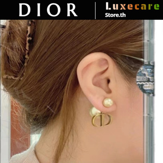ถูกที่สุด ของแท้ 100%/ดิออร์Dior TRIBALES Earrings ต่างหูแฟชั่น