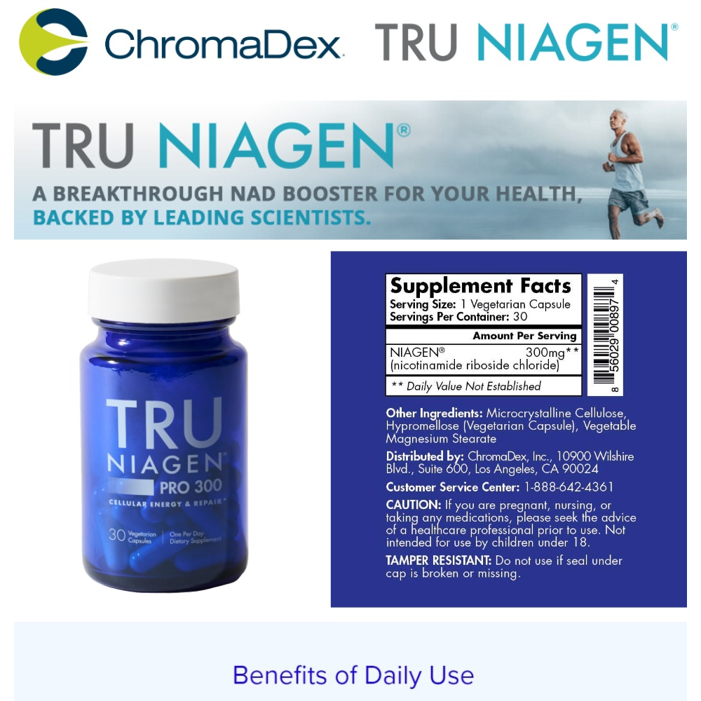 tru-niagen-pro-300-cellular-energy-amp-repair-30-vegetarian-capsules-คงความ-หนุ่ม-สาว-nad-life-extension-nad