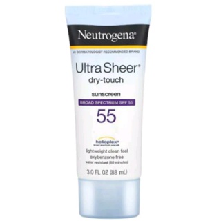 Neutrogena Ultra Sheer Dry-Touch Sunscreen SPF 55 88ml.กันแดด.หมดอายุปี.07/23