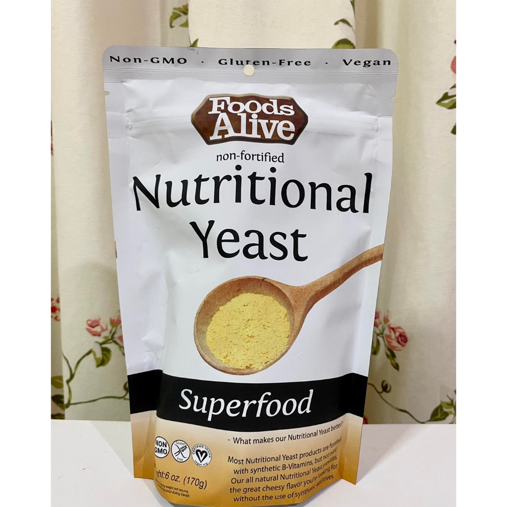 Foods Alive Non-Fortified Nutritional Yeast 170g. นิวทริชั่นแนลยีสต์ วี ...