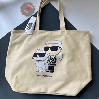 KARL LAGERFELD กระเป๋า รุ่น K/IKONIK 2.0 KARL & CHOUPETTE SHOPPER แท้💯