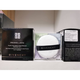 GIVENCHY Prisme Libre Mat-Finish &amp; Enhanced Radiance Loose Powder 4 In 1 #1 Mousseli Pastel 4x3g.