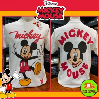 เสื้อยืด ลาย Mickey mouse สีขาว (MKX-001)