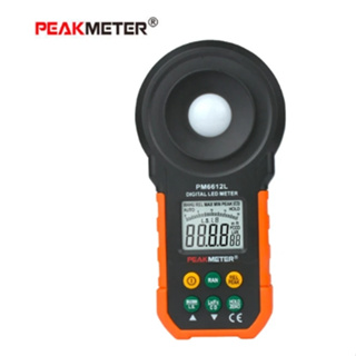 PEAKMETER PM6612L เครื่องวัดความสว่าง LCD Digital Analog Bar Lux Meter 20-200000 Lux ***มีสินค้าพร้อมส่ง