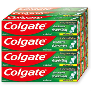 คอลเกต ยาสีฟัน สดชื่นเย็นซ่า สูตรใหม่ ขนาด 40 กรัม แพ็ค 12 กล่อง