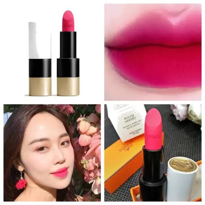 ชมพูกุหลาบ-rouge-hermes-matte-lipstick-no-70-rose-indien