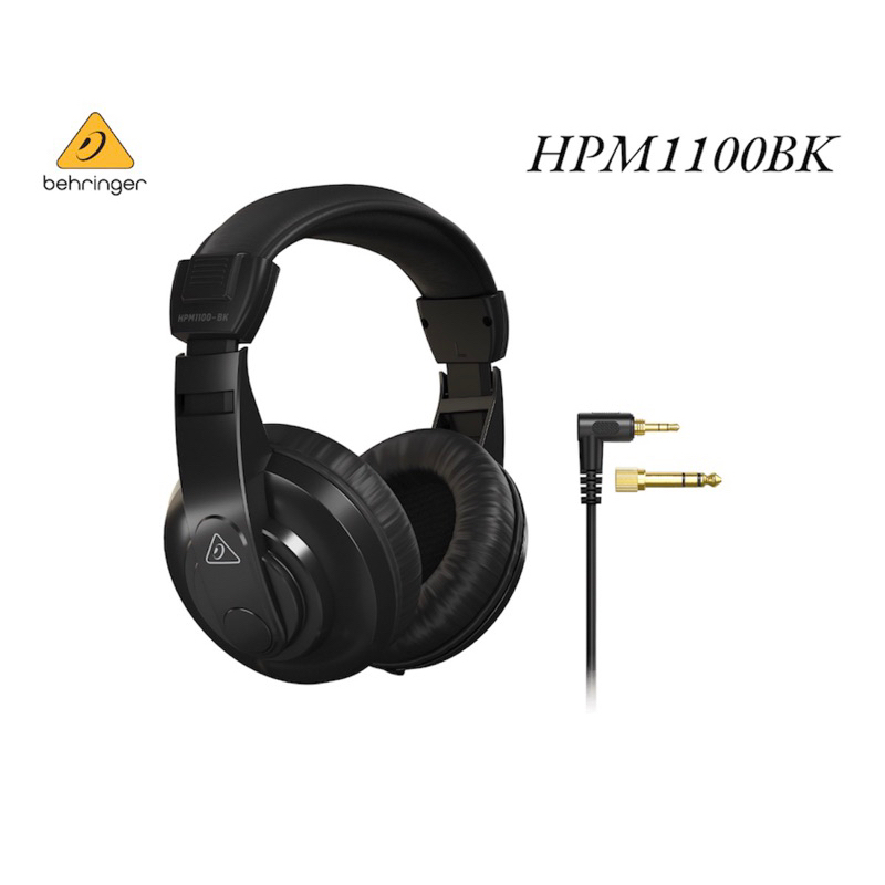 หูฟัง-behringer-hpm-1100-bk-หูฟัง-หูฟังครอบ-หูฟังสตูดิโอ-headphone-รุ่นhpm1100-bk-hpm-1100-bk