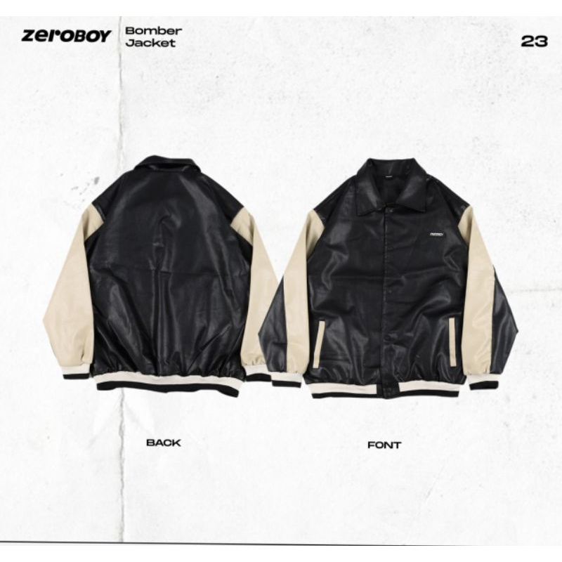 zeroboy-bomber-jacket-แจ็คเก็ตหนัง