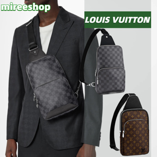 🍒หลุยส์วิตตอง Louis Vuitton กระเป๋าสตางค์แบบสะพายรุ่น Avenue