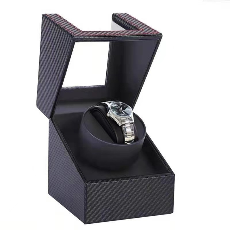 พร้อมส่ง-watch-winder-1-เรือน-กล่องนาฬิกา-กล่องหมุนนาฬิกาอัตโนมัติ-กล่องหมุนนาฬิกา-1-เรือน-watch-box-กล่องเก็บนาฬิกา