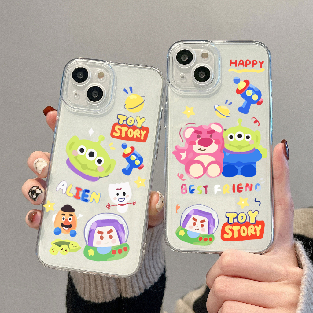 เคสโทรศัพท์มือถือ-ซิลิโคนนิ่ม-tpu-ใส-กันกระแทก-ลายการ์ตู-สําหรับsamsung-s20fe-s21fe-s23-s23plus-s23ultra-s22ultra-a73-5g