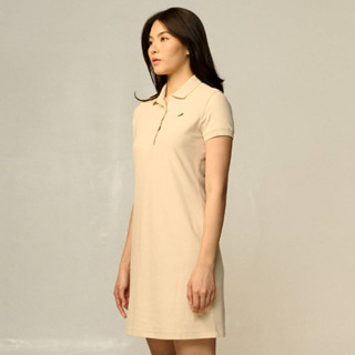 ENHANCED NEUTRALS WOMEN ATHLETIC LENGTH DRESS ชุดเดรสโปโลสีครีม ENHANCED NEUTRALS