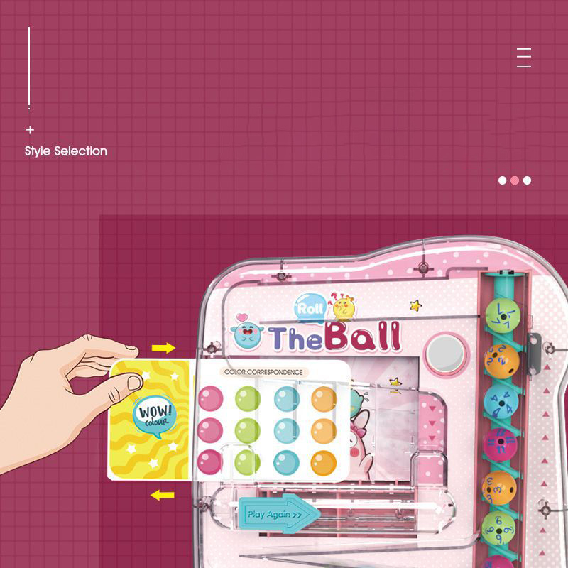 เกมส์คอนโซล-โรลลิ่งบอล-เรียงสี-นับ-คำนวณ-rolling-ball-math-manipulative-color-ball-console-game