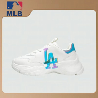 MLB BigBall Chunky  A Meta white blue shoes รองเท้าผ้าใบ แฟชั่น