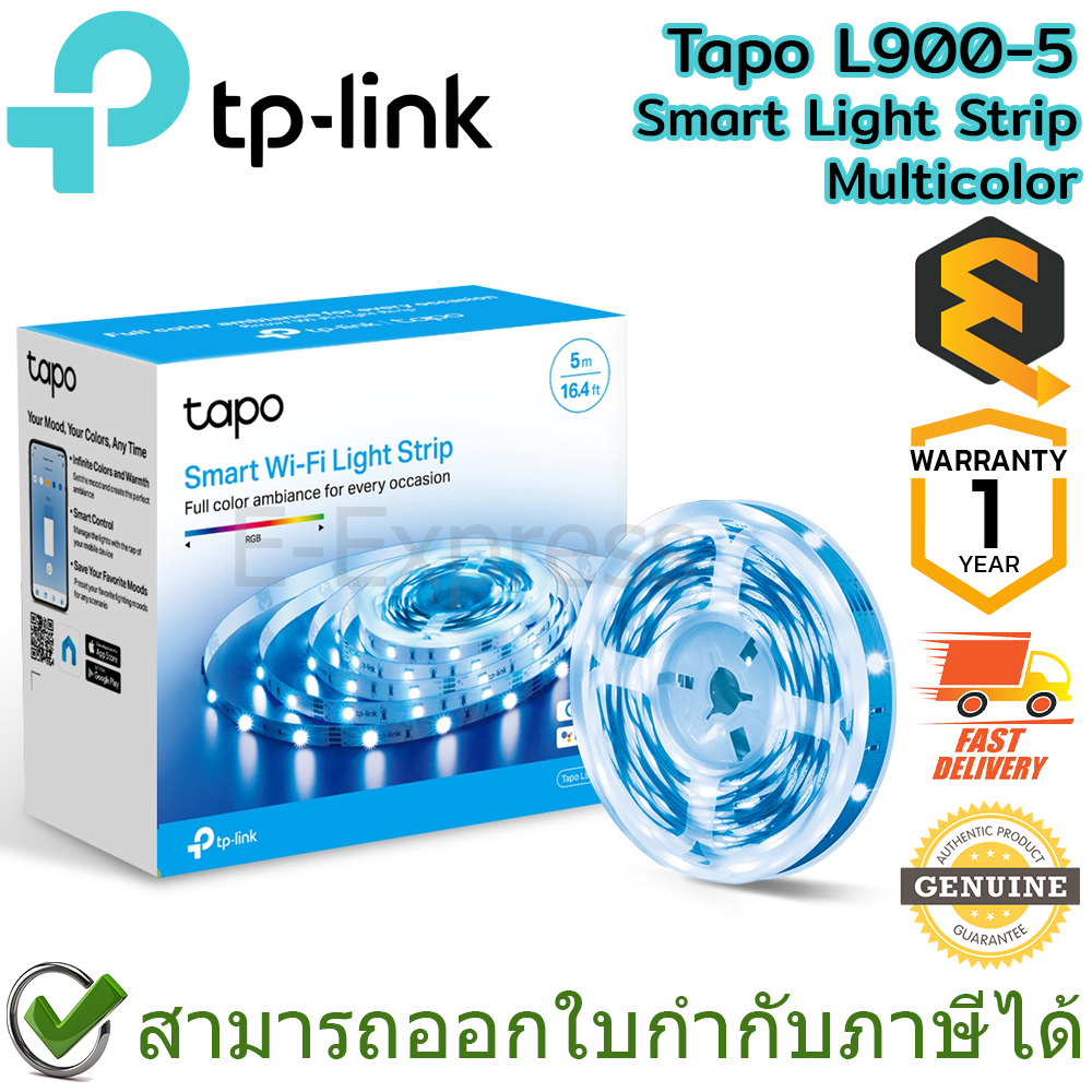 tp-link-tapo-l900-5-smart-light-strip-ไฟเส้น-led-สี-multicolor-ของแท้-ประกันศูนย์-1ปี