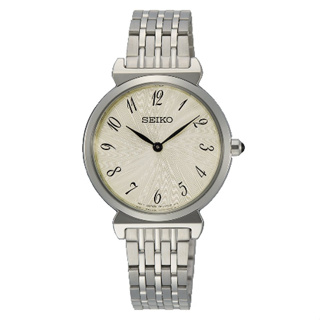 [ผ่อนเดือนละ579]🎁SEIKO นาฬิกาข้อมือผู้หญิง สายสแตนเลส รุ่น SFQ801P1 - สีเงิน ของแท้ 100% ประกัน 1 ปี