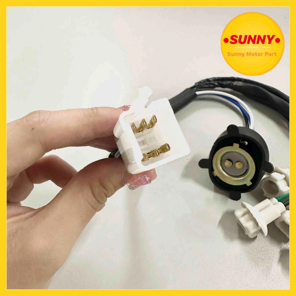 ใหม่! ขั้วไฟหน้า + ขั้วไฟหรี่ 5 สาย สำหรับ HONDA รุ่น WAVE 110i (2009 - 2018) รุ่นไฟหลอด ขั้วไฟ เวฟไอ พร้อมส่ง รูปที่ 2