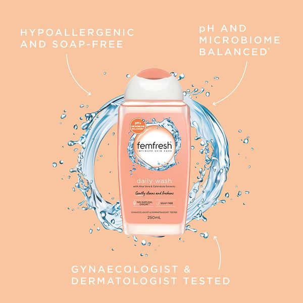 femfresh-daily-wash-ผลิตภัณฑ์ทำความสะอาดจุดซ่อนเร้น-สูตรอ่อนโยน