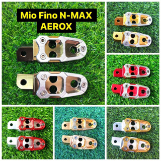 พักเท้าหลัง​ งาน CNC รุ่น Mio Fino N-MAX AEROXงานคุณภาพดี ราคาพิเศษ หมดแล้วหมดเลย