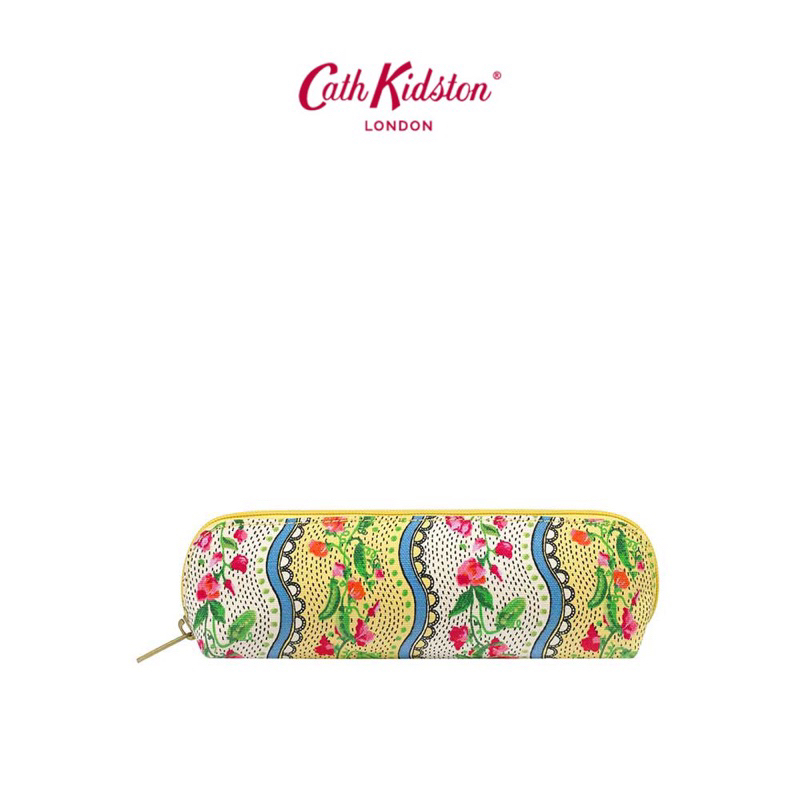 แท้-จากอังกฤษ-กระเป๋าใส่ปากกา-ดินสอสุดน่ารัก-cath-kidston-pencilcase-sweet-pea-stripe-yellow