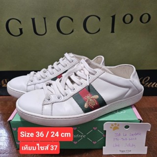 (พร้อมส่ง) GG Sneaker ของแท้ Size 36