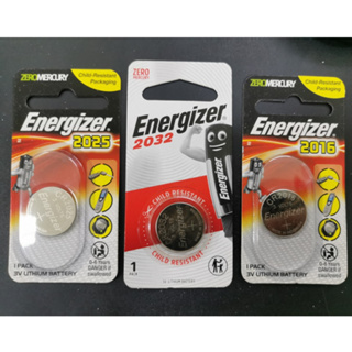 ถ่านกระดุมลิเธี่ยม Energizer CR2032 CR2025 CR2016 แท้-ประกันศูนย์ไทย ป้ายไทย