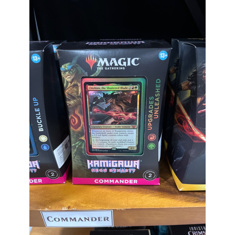 MTG Kamigawa Neon Dynasty Commander Decks Upgrades Unleashed Shopee Thailand